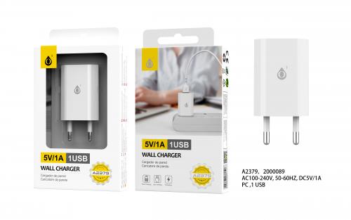 image principale pour Adaptateur secteur USB pour iPhone/iPad/iPod A2379