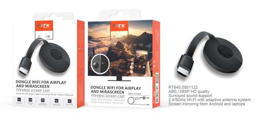 image principale pour Adaptateur Wifi sans fil - HDMI - RT640 - Noir