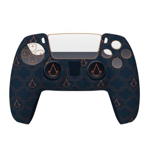 image Assassin's Creed Mirage - Coque Silicone + grips pour Manette PS5 - Bleu Logo