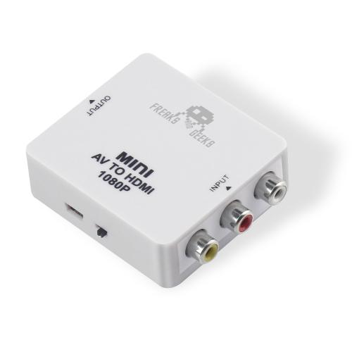AV Vers HDMI: Convertisseur HDMI pour SNES, MegaDrive, Wii, Game Cube...