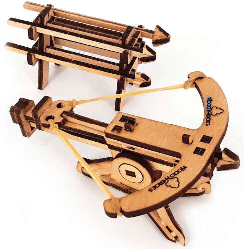 image principale pour Arbalète II en bois (à assembler)