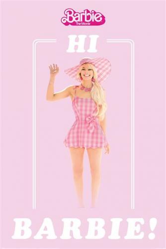 Barbie movie - Maxi Poster - Hi Barbie 61cm x 91.5cm