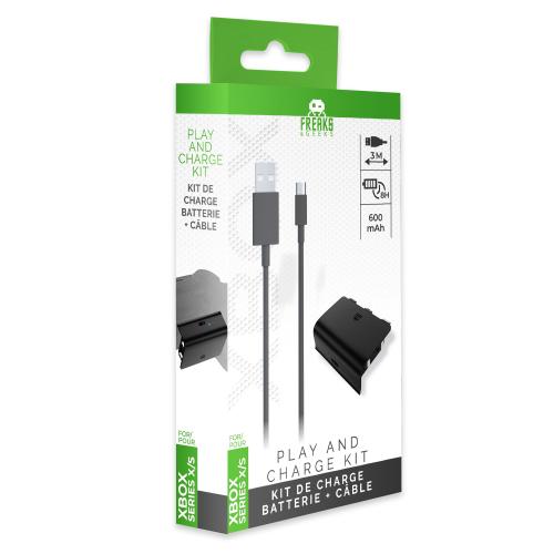 Batterie + Câble de recharge Pour XBOX Series X Play And Charge câble de 3 mètres