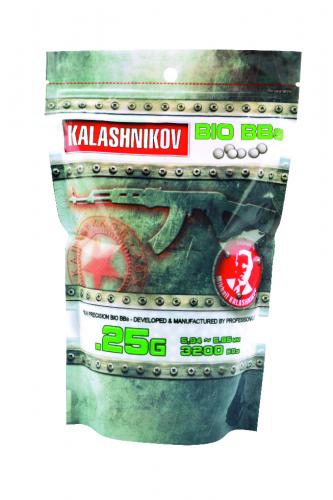 image Billes BIO 0,25gr KALASHNIKOV Sac de 3200