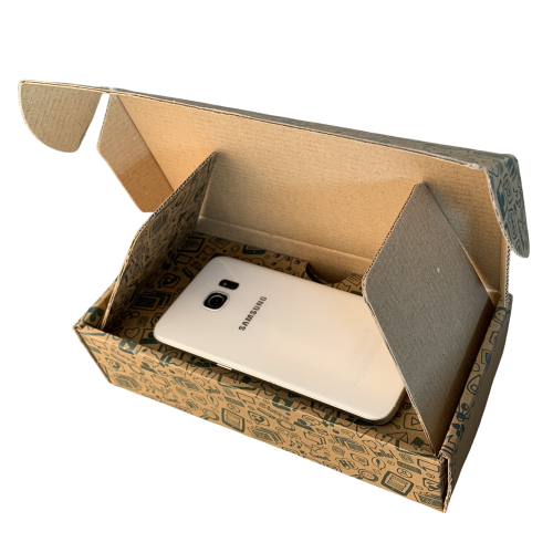 Boite pour Téléphone reconditionné/occasion (carton kraft)