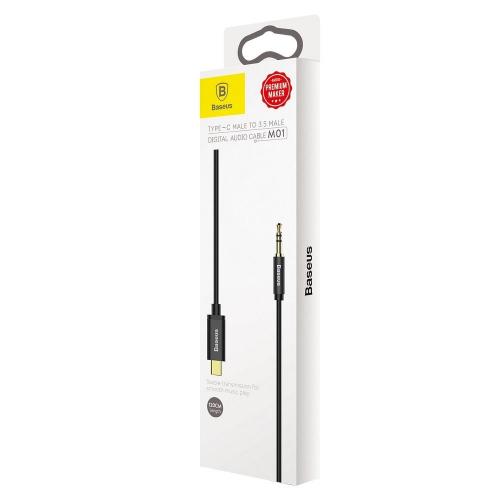 image principale pour Câble adaptateur Audio Type C vers Jack 3,5mm- 1,2m- Blanc
