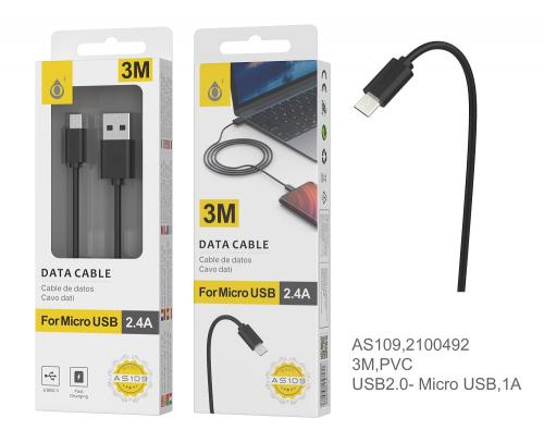 Câble de Recharge Manette de PS4/XboxOne/Mobile (micro usb) 3m