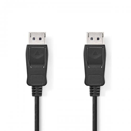 Câble Displayport - DisplayPort Mâle - 4K@60Hz - Plaqué nickel - 2.00 m - Rond - P