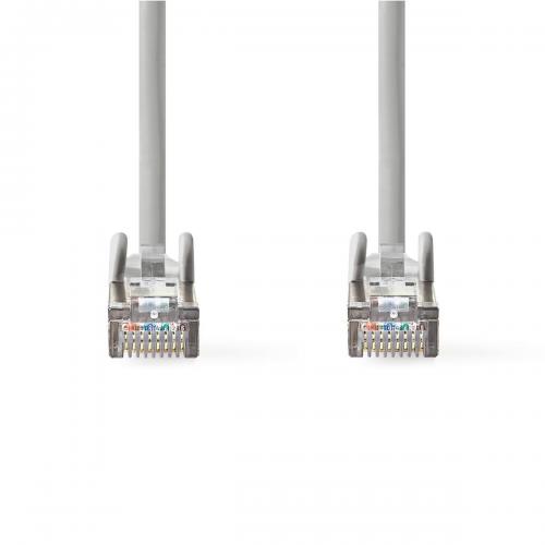 image principale pour Câble Ethernet RJ45- mâle-mâle- 10m- Gris