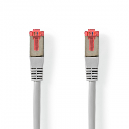 image principale pour Câble Ethernet RJ45- mâle-mâle- 3m- Gris