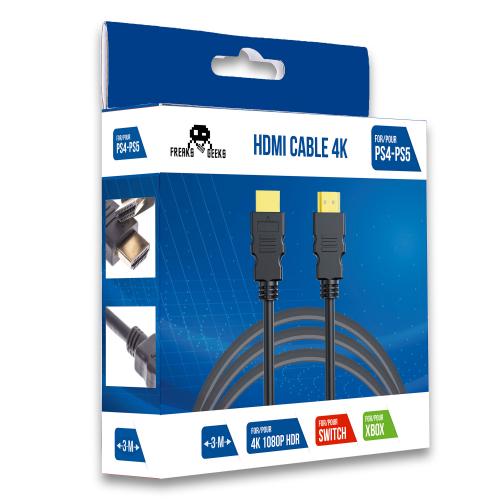 Câble HDMI ETHERNET 1.4 (3m)  4K (emballage troué)