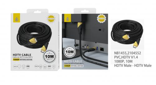 image Câble HDMI vers HDMI-10 m- 1080 P-Noir