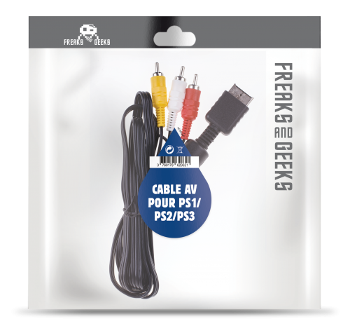 image principale pour Câble Video AV Pour PS1/PS2/PS3