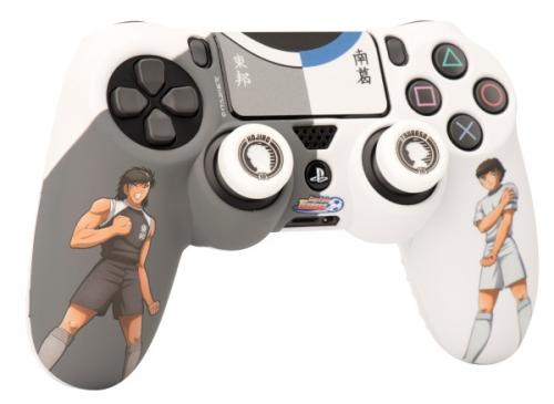 image Captain Tsubasa - Coque + Touchpad stiker + Grips pour Manette PS4 - Captain Tsubasa