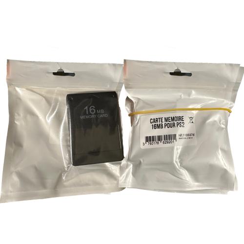 Carte mémoire PS2 compatible 16MB en sachet