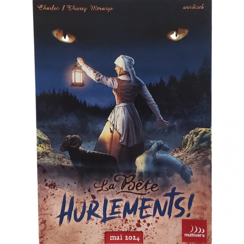 Carte postale La bête Hurlements !