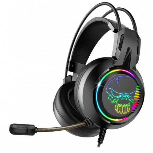 image Casque Elite H10 son 7.1 virtuel pour PC - Rétro-éclairage RGB Rainbow - câble USB