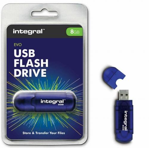 image principale pour Clé USB 2.0 8GB - Integral