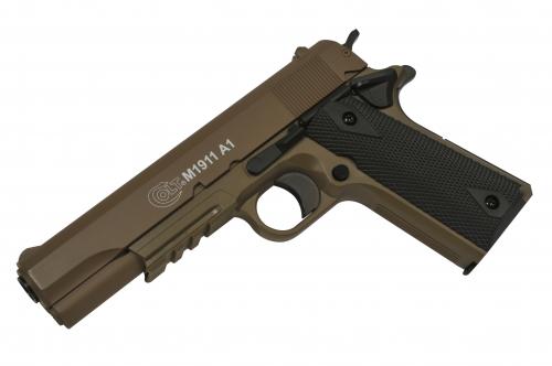 image principale pour Colt 1911 Culasse Metal Dark Earth HPA 12BB's 0,7J (spring)