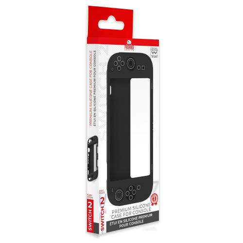 Cover Protection Silicone Souple pour Switch 2 (Noire)
