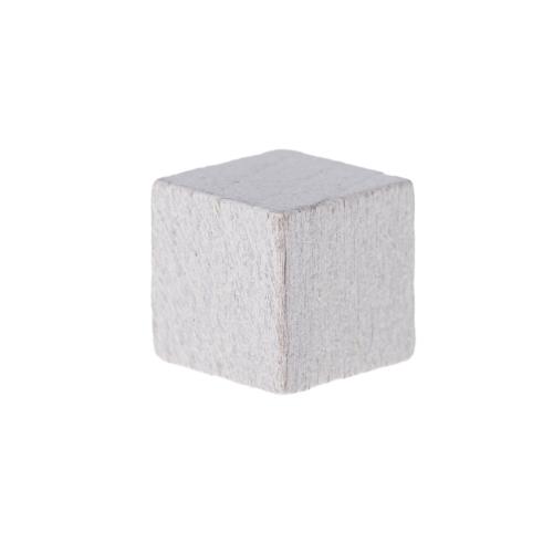 image Cube en bois- 10mm- Blanc
