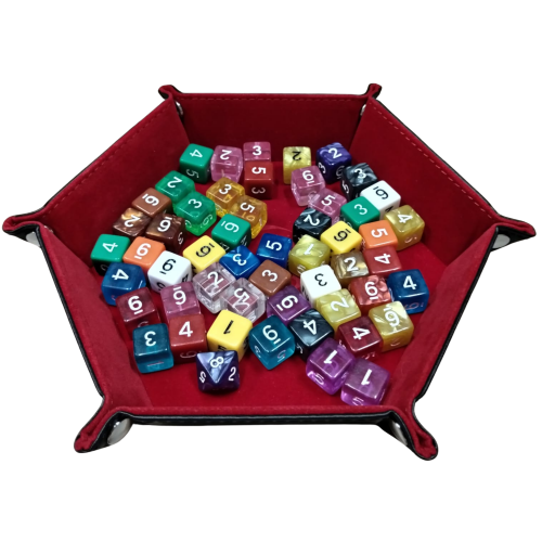 D6 SANS EMBALLAGE (dé à 6 faces) à l'unité - aléatoire