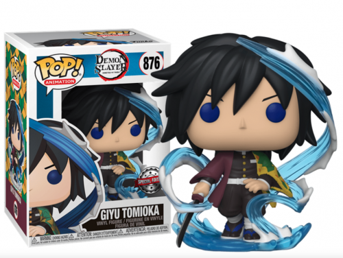 image principale pour Demon Slayer - Funko POP 876 - Giyu Tomioka (w/chase aléatoire)