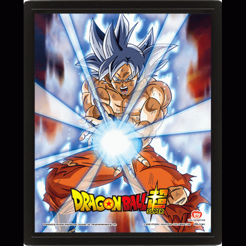 Dragon Ball Super- Poster 3d lenticulaire- Ultra Insinct Kamehameha