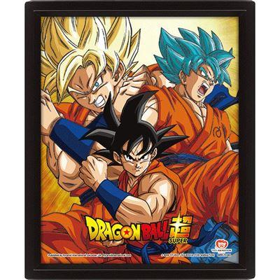 image principale pour Dragon Ball Z- Poster 3d lenticulaire- Friends or Rivals(26x20cm)