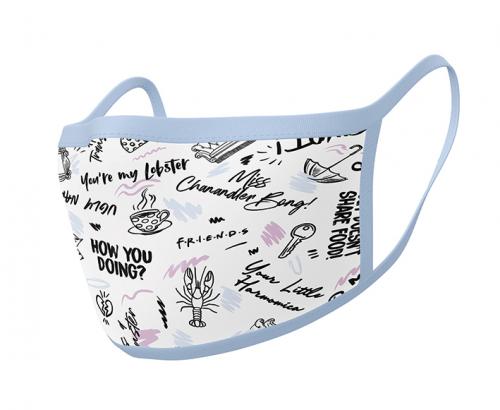 image principale pour Friends- Masques ajustable- Phrases- Lot de 2