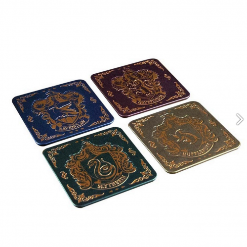 image principale pour Harry Potter- 4 sous-verres- Hogwarts Ecusson V2