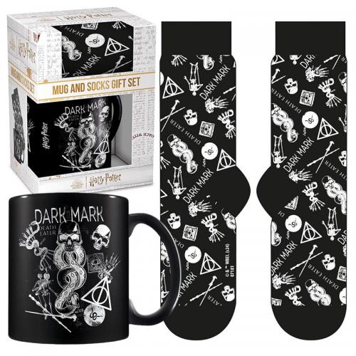 Harry Potter - Coffret (Mug 315 ml et Chaussettes 36-41 ) – Dark Mark