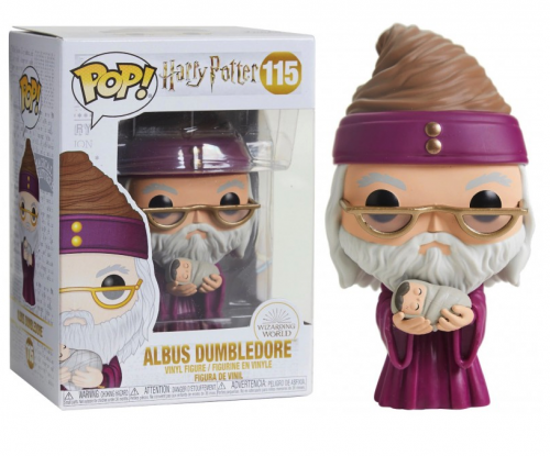 image principale pour Harry Potter - Funko POP 115 - Albus Dumbledore with baby Harry
