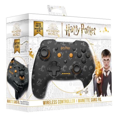 image Harry Potter - Manette Switch Sans Fil Câble 1M - Noir (emballage abîmé)