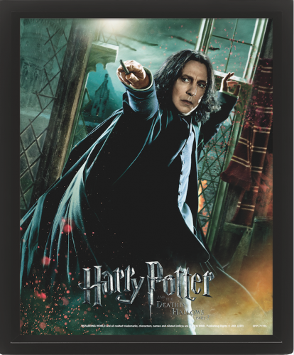 image principale pour Harry Potter- Poster 3d lenticulaire- DEATHLY HALLOWS SNAPE 