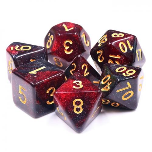 HDAR-34 Lot de 7 dés – Bloody Mary
