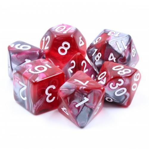 HDB-46 Lot de 7 dés en boîte – Dragon's Blood