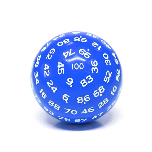 HDD18 Dé 100 faces - Bleu