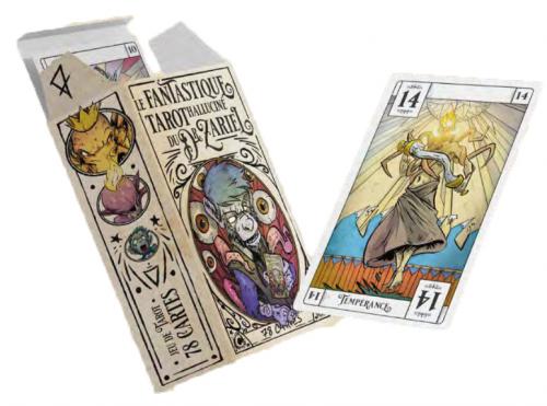 image principale pour Jeu de tarot 78 cartes - Le fantastique tarot halluciné du Dr. Zariel