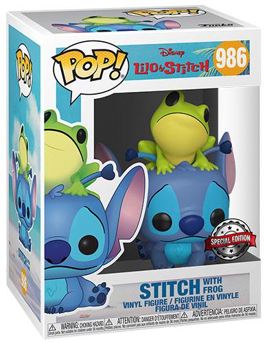 Lilo&Stitch - Funko Pop 986 - Stitch avec Grenouille Special Edition