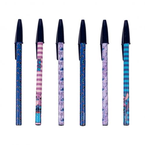 image Lilo&Stitch- pack 6 stylos - Stitch