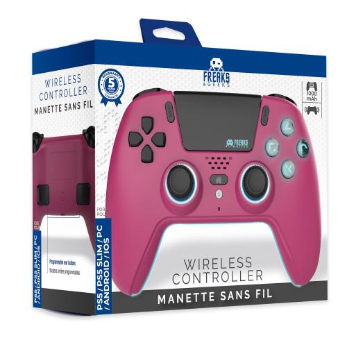 Manette Bluetooth pour PS5 LED - Cherry Red