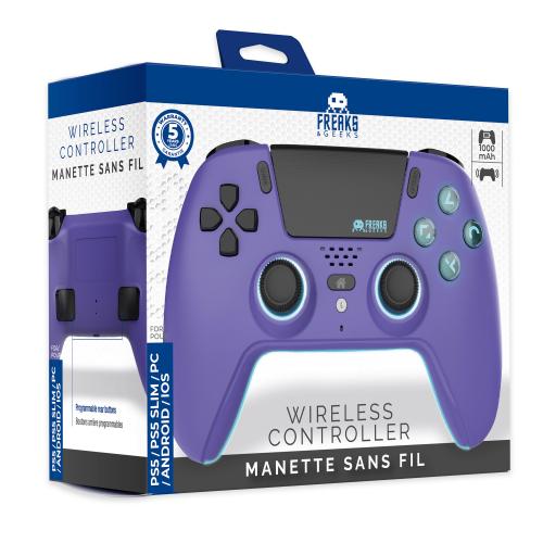 Manette Bluetooth pour PS5 LED - Violet