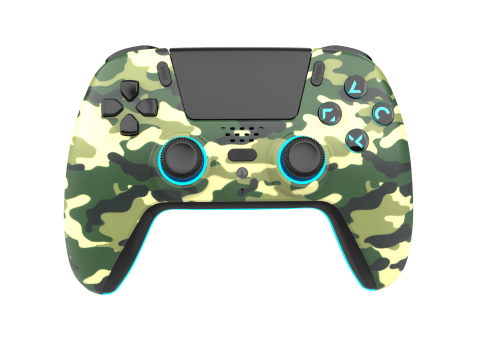 Manette Bluetooth pour PS5 LED - Green Camo