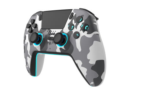 Manette Bluetooth pour PS5 LED - White Camo