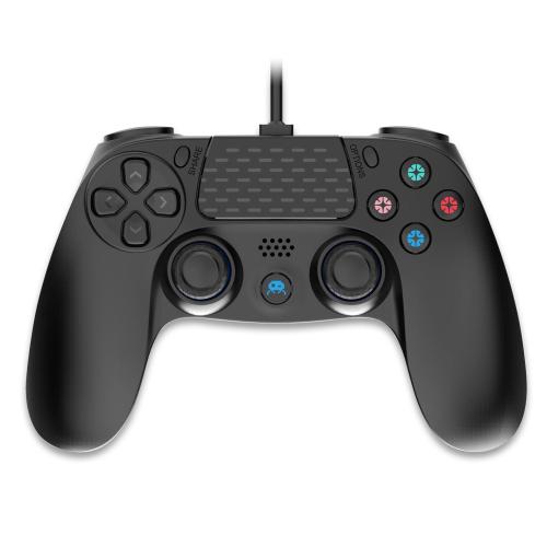 image principale pour Manette Filaire Noire pour PS4 avec Câble 3M avec prise Jack