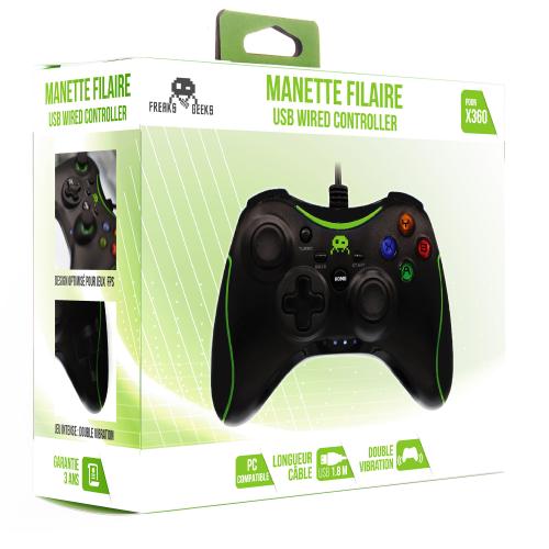 SOSav - Manette filaire compatible Xbox 360