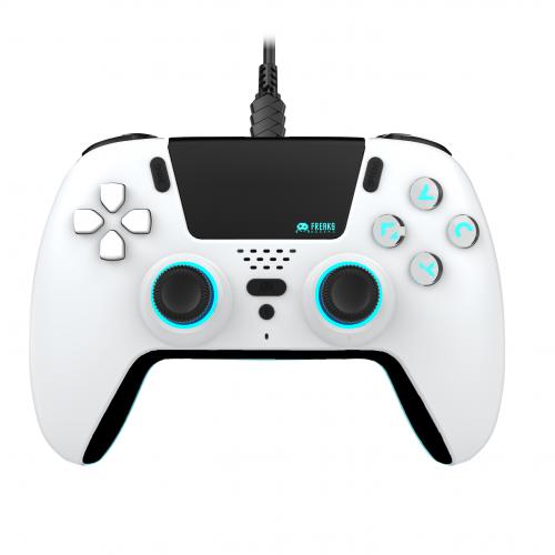 Manette Filaire pour PS5 LED - Blanche