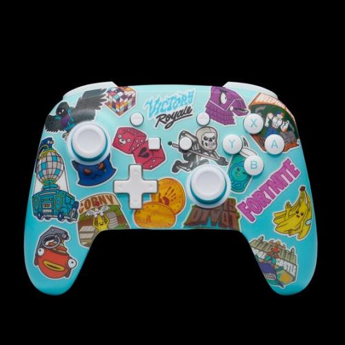 Manette sans fil Améliorée Switch- Fortnite Sticker Mania