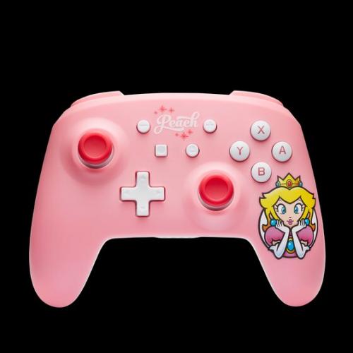 Manette Sans fil avec motion pour Switch- Princess Peach Pink